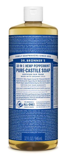 Dr. Bronner's Pure-Castile Liquid Soap